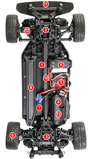 LOSI® 69 CAMARO V100: 1/10 4WD